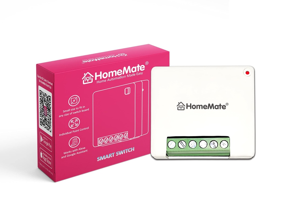 MājasMate WiFi 1 Mezgls Smart Switch 
