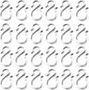 24PCS1.7〞Clear Plastic Punch Bowl Cup S Hooks Hangers
