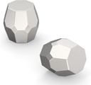 Asidrama 10 Pack Brushed Satin Nickel Kitchen Cabinet Knobs Drawer Knobs Cabinet Hardware Zinc Knobs for Dresser Drawers
