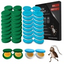64 Pack Cockroach Gel Bait, Highly Effective Roach Gel Bait Indoor Infestation Solution, Fast Acting Cockroach Killer Indoor Home Kitchen Use, Easy to Apply & No Mess Roach Bait, Long-Lasting