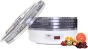 Total Chef 5-Tier Food Dehydrator - Liofilizadora, Air Drying Jerky, Fruit, Vegetable, Mushroom, Meat, Fish & More, Counter Top Alimentos Deshidratador For Home With Dishwasher Safe Trays Rack