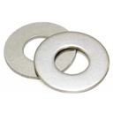 100 Bulk Pack Stainless Steel Flat Washer by Bolt Dropper - Metal Washers for Bolts - 1/4" Inside Diameter, 5/8" Outside Diameter, 0.078" Thickness - Made of 18-8 (304) Stainless Steel
