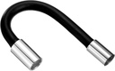 uxcell Foaming Extension Tube, Faucet Lengthen Extender, Sink Drain Extension Tube, Bathroom Faucet Extender, Extension Flexible Water Hose Adapter Black (20cm)
