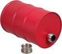 Stainless Steel Hip Flask Liquor Container for Camping Stylish Design Construction Beverage Storage for Men