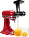 Masticating Juicer Attachment for KitchenAid Stand Mixer, Juicer Machine for Kitchenaid Mixer Attachments, Cold Press Juicer with Dual Mouth Feed Chute for KitchenAid mixer Attachments