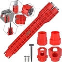 14-in-1 Multi-functional Wrench for Toilet, Sink, Bathroom, Kitchen Plumbing Installation and Repairs