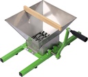 Fruit and Apple Crusher, 7L/1.8 Gallon Manual Juicer Grinder, Portable Fruit Scratter Pulper for Wine and Cider Pressing