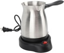 Electric Turkish Coffee Maker, 600ml Stainless Steel Arabic Greek Turkish Coffee Pot Tea Maker Kettle Coffee Machine for Home Travel