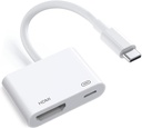 Apple USB-C to HDMI Adapter 4K@60Hz for iPhone 15 16 17 MacBook Pro Air iPad Pro, MFi Certified Type-C Digital AV HDMI 2.0 Cord Compatible with Samsung Galaxy S25, Nintendo Switch, Pixelbook, XPS