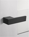 Italian Minimalist Ecological Door Lock Indoor Magnetic Silent Room Door Lock Set Straight Wooden Door Handle can be Inlaid