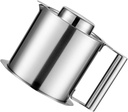Practical Stainless Steel Oil Dispenser for Kitchen Oil Storage Container Heat Insulation Handle for Cooking Sauces and Seasoning