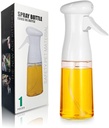 Portable Oil Dispenser Bottle Spray Mister, Olive Oil Sprayer for Cooking - 210ml Refillable Food Grade Oil Vinegar Spritzer Sprayer Bottles