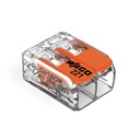 WAGO 221-412 Lever-Nuts - 2-Conductor Compact Splicing Savienotāji (10. iepakojums)