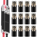 Iepakojumā 12 2 Pin Kabeļa savienotāja spraudnis, Car Plug Savienotāja savienotāja savienojuma terminālis, 18-22AWG Kabeļu savienotājs