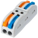 XELYTON Wire Clip Connector, Universal Connection Terminals, Circuit Inline Splices Electric Connectors, Quick Connection & Freely Samontēt elektrisko savienotāju komplektu Compact (2 In 2 Out, 30)
