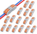 Nyamah Sales Wire Clip Connector, Universal Connection Terminals, Circuit Inline Splices Electric Connectors, Quick Connect & Freely Monte Electrical Splicing Komplekts Compact (2 In 2 Out, 12)