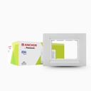 Panasonic Roma Classic 8 modulis Horizontal Tresa Glossy White Plate slēdža dēļam (White, 30384WH-PK) 2)