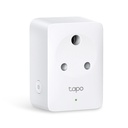 Tapo P116M(1-Pack) 6A Mini Wi-Fi Smart Plug, Enerģijas Monitorings & 4-Way Drošības aizsardzība ; Savietojama ar Alexa, Mājas, Apple Home, Samsung SmartThings via Matter  ;
