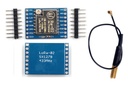 Ai Thinder LoRa Ra-02 SX1278 bezvadu 433MHz transceiver Modulis ar 10cm IPX Pavasara antenu