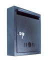 Mail Box Vēstules Box mājas un vārtu sienas Mount Box Black (Izmērs 11 * 9 * 3 collas)