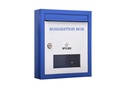 Raj Rajeshwari High GradeHeavy Metal Ieteikuma box/Mail Box/Compaint Box/Donation Box/Wall Montable with Two Key Lock or Table Surface Box (Blue)
