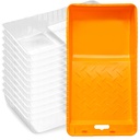 Misters Rui 4 Inch Paint Tray un Liners, mazs Paint Pan ar Liners