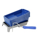 Misters Rui 4 Inch Paint Roller Tray - 22 Iepakojums ar līnijpārvadātājiem, Vienreizlietojamie līnijpārvadātāji, Biezs plastmasas