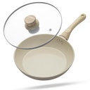 Mūžīgi viltots fry Pan 24cm ar stikla līdu      1.8Ltr, 1,9kg panna   
