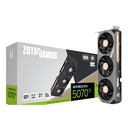 ZOTAC Gaming GeForce RTX 5070 Ti Solid SFF OC Grafikas karte - Melna - 16 GB - GDDR7 - Uzlabota dzesēšana - Trīskārša ventilators - Balta LED - ZT-B50710J3-10P -- Tikai grafikas karte ar 5 gadu garantiju