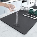 PANCA Trauku žāvēšana Kitchen Mat • Liels ūdens absorbents Utensil žāvēšana Rack Mat • Anti-Slip Virtuves piederumi Home 
