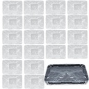 20Pcs Vienreizlietojamie krāsu takas 18 Inch krāsas Roller takas Līnijpārvadātāji Paint Pan Līnijpārvadātāji Plastmasas takas Līnijpārvadātāji Bag Pārklāj lielas krāsas Roller takas Līnijpārvadātāji Komplekts mājas sienām Griesti Glezniecība