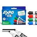 EXPO Sausie erozijas marķieri, zema smarža, asorti krāsas, Chisel Tips, 4 grāfs - tāfele, Kalendārs, Organizācija, Essential Supplies for Office, Skola, Klases, Skolotāji
