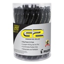 Pilots G2 Premium Gel Roller Pen, ievelkams un uzpildāms, smalkais punkts 0,7 mm, melna tinte, 36 Skaits
