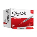Sharpie pastāvīgie marķieri, Fine Tip, Red, 36 Count - Zīmes uz papīra, Plastmasas, Metāls, Koks, Ideāls zīmēšanai, Krāsošana, Plakāti, Mājas, Ofisa piederumi