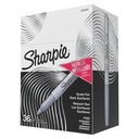 Sharpie Metallic pastāvīgais marķieri, Fine Point, Metallic Silver, 36 Skaits