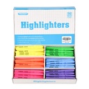 Rarlan Alucters, Chisel Tip, Asorted Fluorescent, 96 Count Bulk Pack