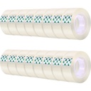 Hestya 16 Rolls Caurspīdīga Lenta Refills Clear Lenta, 3/4 x 1200 Inch
