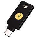 Yubico - Drošības atslēga C NFC - Pamata savietojamība - Daudzfaktoru autentificēšana (MFA) Drošības atslēga un paskey, Connect via USB-C vai NFC, FIDO Certified