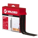 VELCRO zīmols Sticky atpakaļ āķis un cilpas savienotāji, 30 Ft lentas rullis, melns