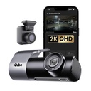 Qubo Car Dashcam [Jauna palaišana] Pro 2K Front + Aizmugure pēc Hero Group ] Dual Channel Dash Cam ] Wide Leņķa skats ] G-Sensor ” Wi-Fi ” Ārkārtas reģistrēšana ” Atbalsts līdz 1 TB SD karti