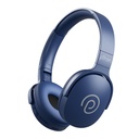 pTron Studio w/ 60Hrs Playtime, Bezvadu Over-Ear Austiņas ar HD Mic, Dual-Device Pairing, Immersive Sound, 40mm Drivers, BT5.4, 3.5mm Aux Port, TF Card Slot & Type-C Fast Charging (Blue)