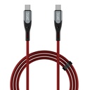 boAt tipa C līdz C 65W Ātras uzlādes kabelis ar 480 Mbps datu pārsūtīšanu, bez Tangle Cable in Premium Nylon Braided Design (Marsa sarkans)