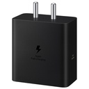 Samsung Original 60W Power Adapter (Black), GaN Fast Charging, USB Power Delivery 3.1, Universal Savietojamība (Bez kabeļa)