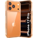 TheGiftKart Ultra-Hybrid Crystal Clear Back Case Cover iPhone 17 Pro Šoku necaurlaidīgs Dizains 