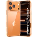 TheGiftKart Ultra-Hybrid Crystal Clear Back Case Cover for iPhone 17 Pro Max ; Šokizturīgs Dizains ; Hard Back Cover Case for iPhone 17 Pro Max (PC & TPU, Caurspīdīgs)