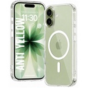 DIZORO Crystal Crystal Clear Magnetic saderīgs ar iPhone 17 Kaste ar anti-Yellow Anti-Scratch Šoku necaurspīdīgs vāciņš