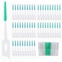 300 Pack Divējāda lietojuma starpzobu otiņas,Disposable Dental Picks