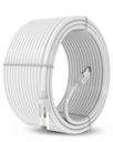 FEDUS Cat6 Ethernet Kabelis, 10M Ātrums 550MHZ / 10 Gigabits Ātrums UTP LAN Kabelis, Tīkla kabeļa interneta kabeļa RJ45 Kabeļa LAN Wire, Patch Computer Cord Gigabit 6. kategorijas vadi Modemam, WHITE