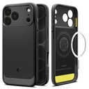 Spigen Rugged Armor MagFit gadījums iPhone 17/18 Pro Max, Matte Black