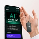 neosapien Indijas pirmais AI Valkājams, Neo 1 - Meeting Notetaker for Offline & in-Person Conversations - Smart Konspekts, to-Dos and Reminders (Gunmetal)